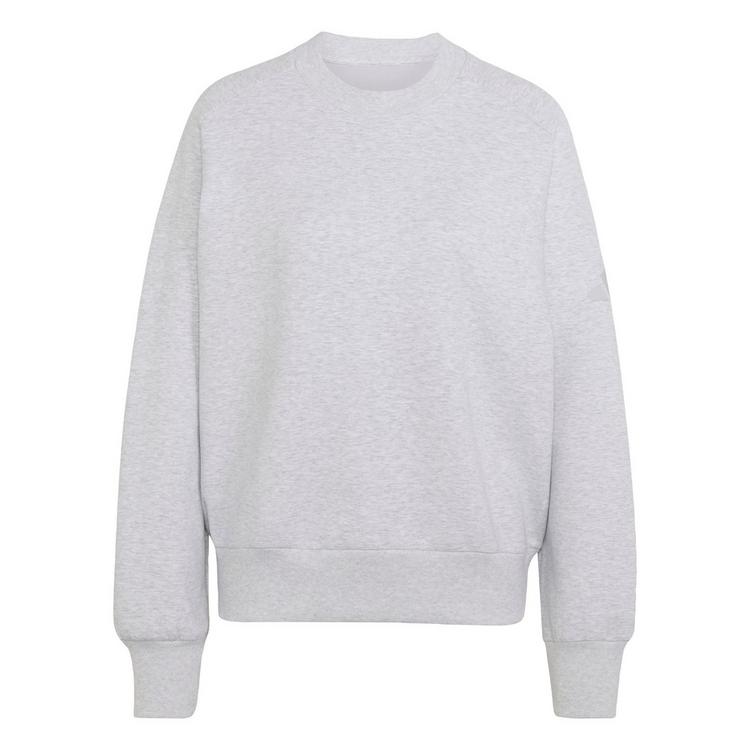 adidas adidas SOFT LUX SWEATSHIRT, LOCKER GESCHNITTEN Sweatshirt Damen - Light Grey Heather - 0 | SportScheck