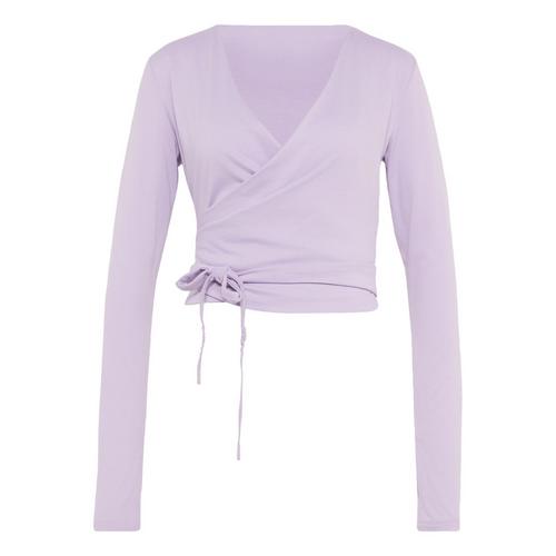 adidas 3-STREIFEN STUDIO SOFT BALLETT WICKELTOP Funktionsshirt Damen