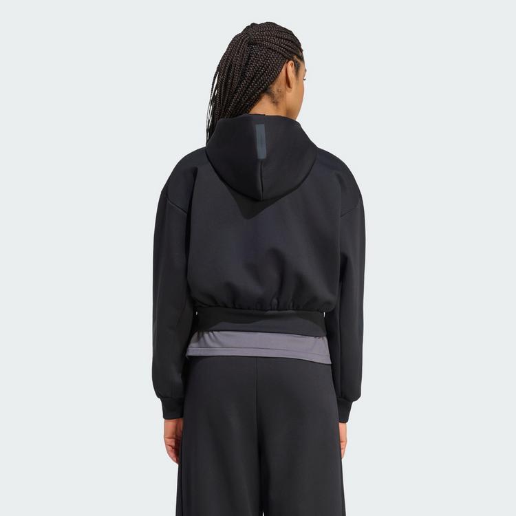 adidas adidas ADIDAS Z.N.E. SWEATSHIRT, K&Uuml;RZER Sweatshirt Damen - Black - 1 | SportScheck