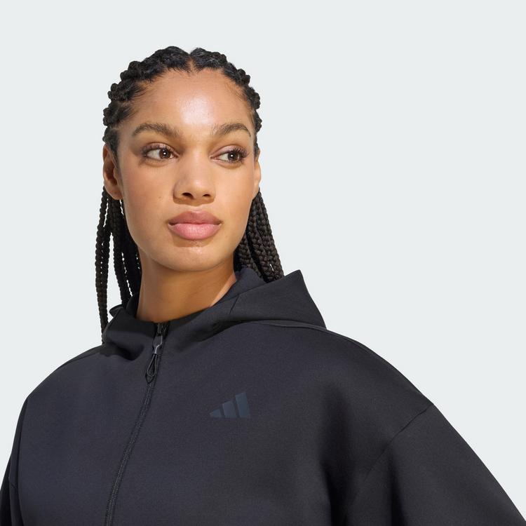 adidas adidas ADIDAS Z.N.E. SWEATSHIRT, K&Uuml;RZER Sweatshirt Damen - Black - 0 | SportScheck