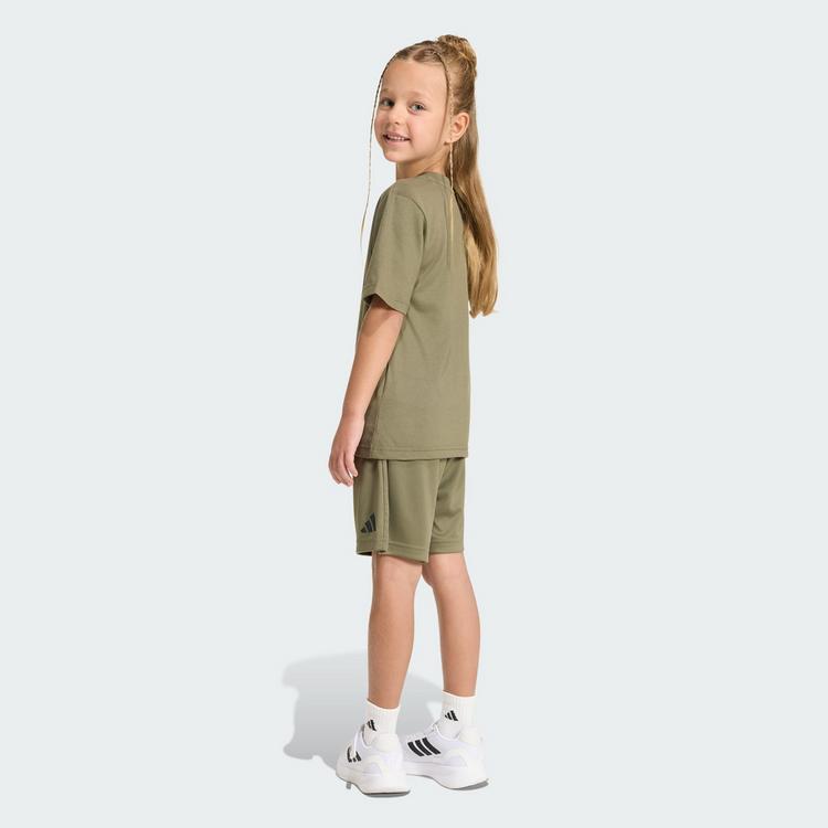 adidas adidas Sport Seasonals Kids Camo Sport Set Trainingsanzug Kinder - Olive Strata / Night Cargo / Jungle Ink - 1 | SportScheck