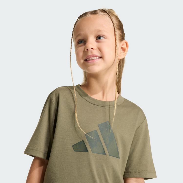 adidas adidas Sport Seasonals Kids Camo Sport Set Trainingsanzug Kinder - Olive Strata / Night Cargo / Jungle Ink - 0 | SportScheck