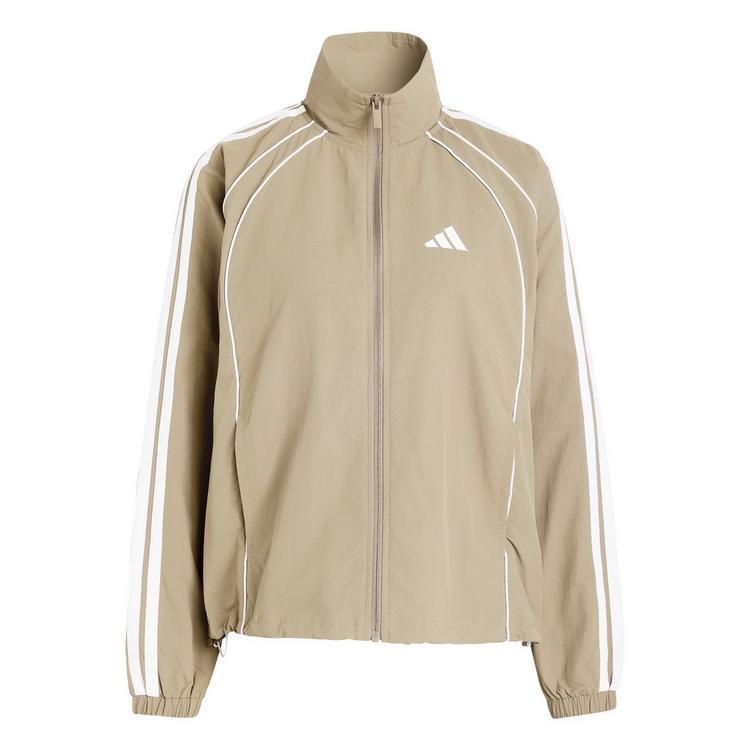 adidas adidas Iconic Trainingsjacke, gewebt, Trainingsanzug Damen - Khaki Six - 0 | SportScheck