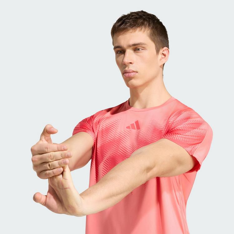 adidas adidas Adizero Aspyre Unitefit Laufshirt T-Shirt - Semi Turbo / Core Pink - 1 | SportScheck