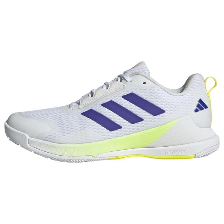 adidas adidas Novaflight 2 Indoor Schuh Hallenschuhe Herren - Cloud White / Pure Purple / Hi-Res Yellow - 0 | SportScheck