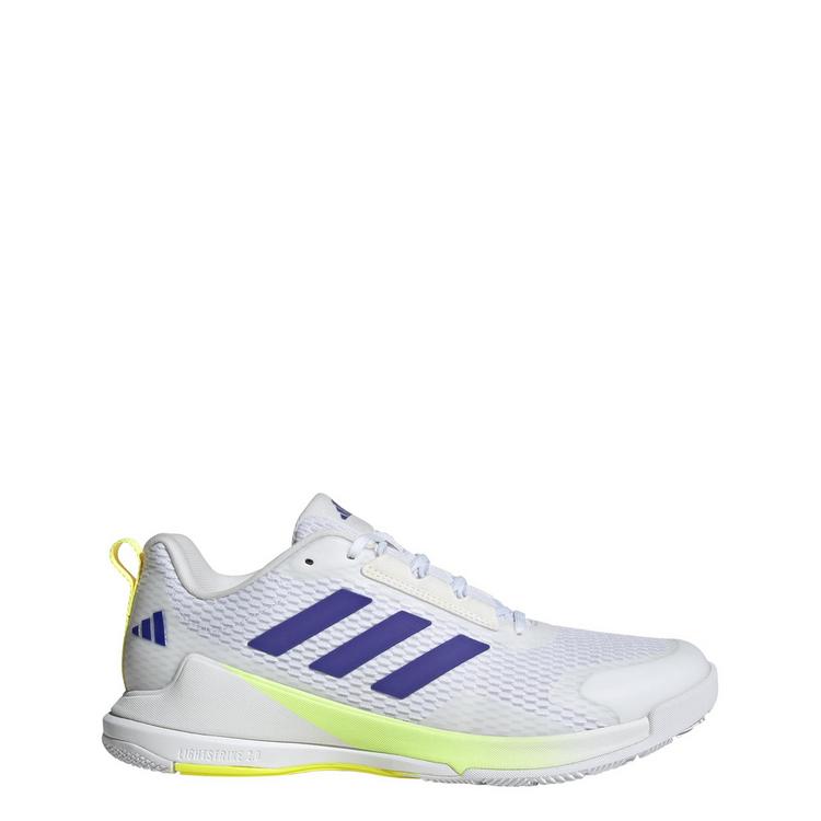 adidas adidas Novaflight 2 Indoor Schuh Hallenschuhe Herren - Cloud White / Pure Purple / Hi-Res Yellow - 0 | SportScheck