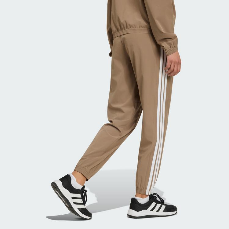 adidas adidas Train Essentials 3-Streifen Woven Hose Trainingshose Damen - Khaki Six - 1 | SportScheck