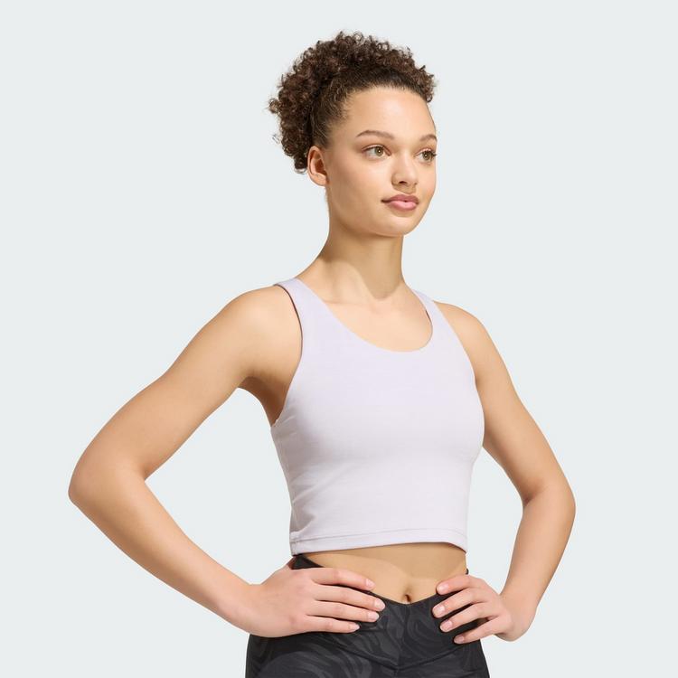 adidas adidas adidas All Me Medium Support BH Damen - Frozen Purple Mel. - 1 | SportScheck