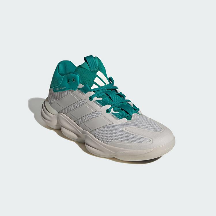 adidas adidas Court Stabil Hallenschuh Hallenschuhe Herren - Grey One / Grey One / Equipment Green - 3 | SportScheck