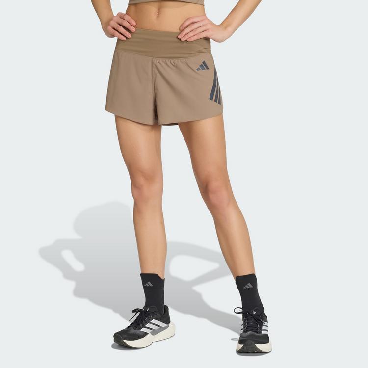 adidas adidas adi365 FORMOTION 2in1 Shorts Laufshorts Damen - Khaki Six / Black - 0 | SportScheck