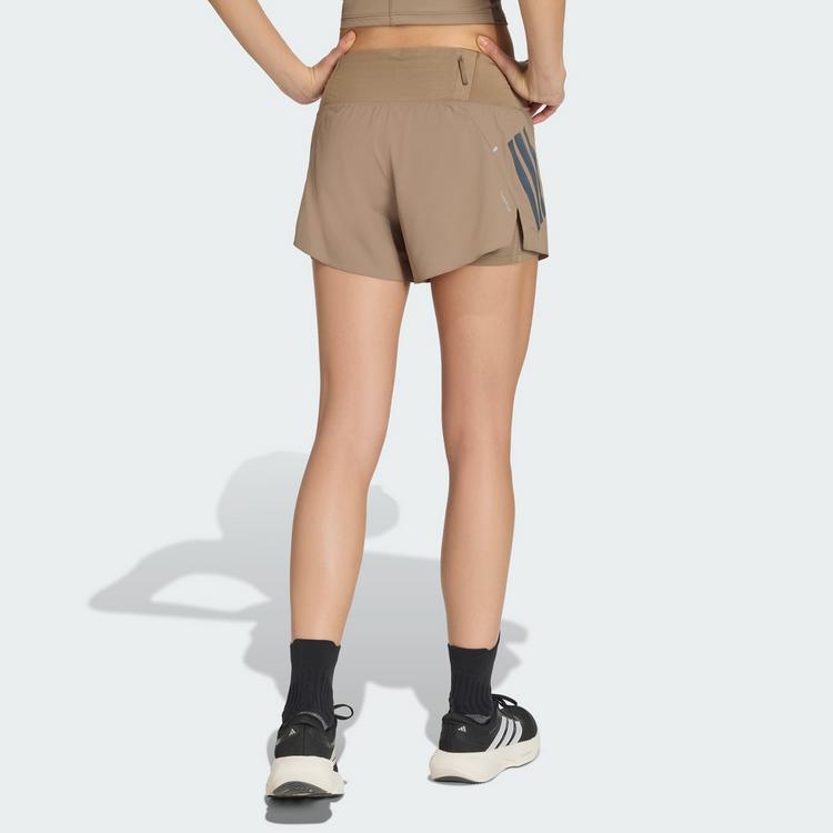 adidas adidas adi365 FORMOTION 2in1 Shorts Laufshorts Damen - Khaki Six / Black - 1 | SportScheck