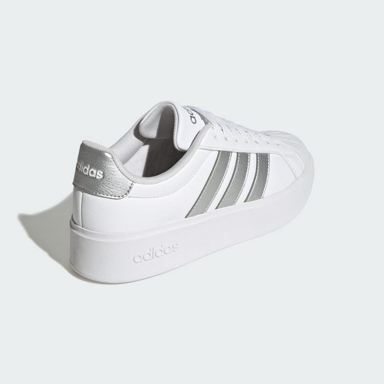 adidas adidas STREETTALK BOLD SCHUH Sneaker Damen - Cloud White / Silver Metallic / Core Black - 4 | SportScheck