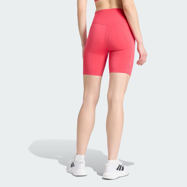 adidas adidas Optim&eacute; Essentials kurze Leggings mit Tights Damen - Power Pink - 1 | SportScheck