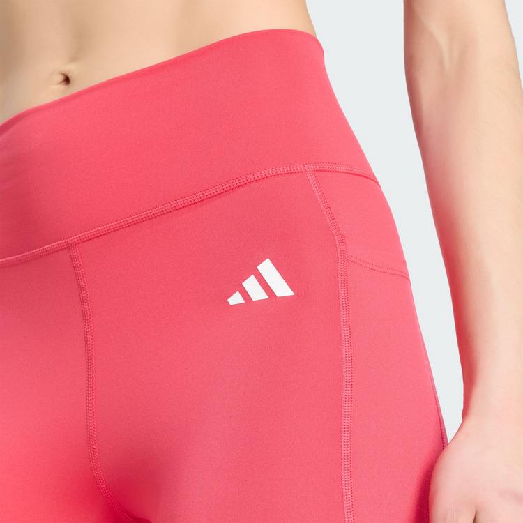 adidas adidas Optim&eacute; Essentials kurze Leggings mit Tights Damen - Power Pink - 0 | SportScheck