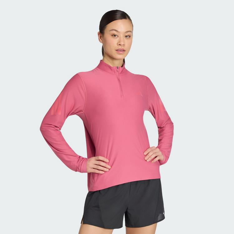adidas adidas adi365 Iconic Running Pullover mit Langarmshirt Damen - Dual Magenta - 0 | SportScheck