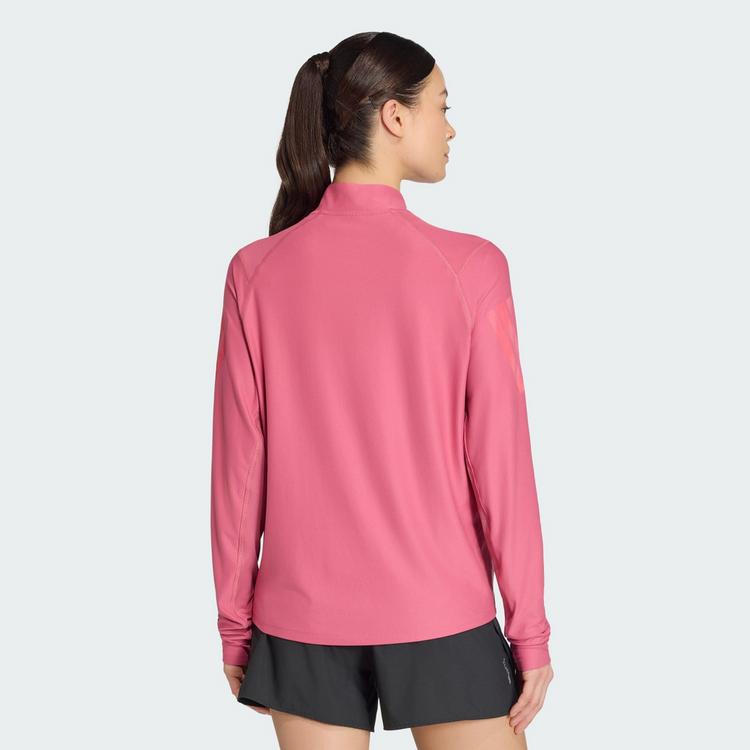 adidas adidas adi365 Iconic Running Pullover mit Langarmshirt Damen - Dual Magenta - 1 | SportScheck