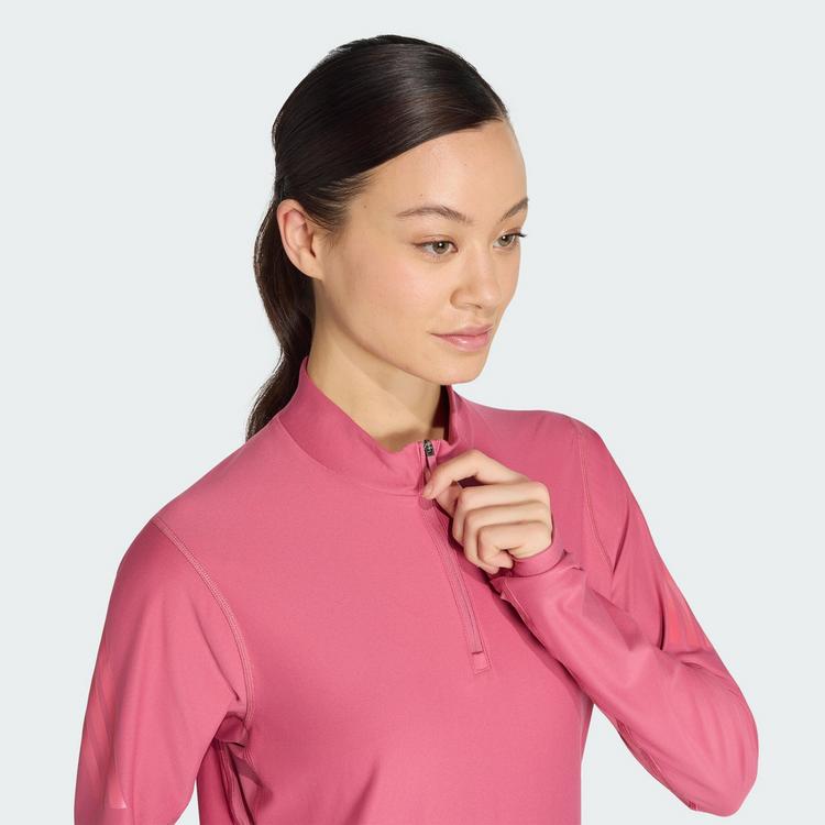 adidas adidas adi365 Iconic Running Pullover mit Langarmshirt Damen - Dual Magenta - 0 | SportScheck