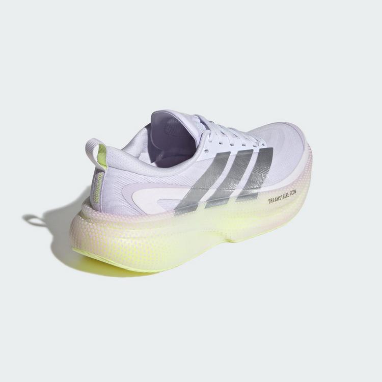 adidas adidas SUPERNOVA GLIDE LAUFSCHUH Laufschuhe Damen - Frozen Purple / Silver Metallic / Frozen Lemon - 4 | SportScheck