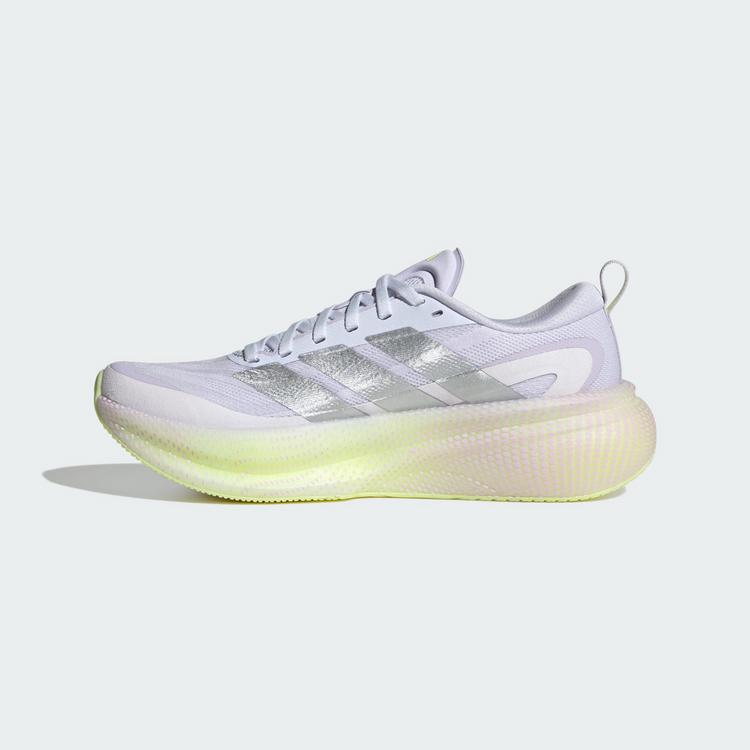 adidas adidas SUPERNOVA GLIDE LAUFSCHUH Laufschuhe Damen - Frozen Purple / Silver Metallic / Frozen Lemon - 5 | SportScheck