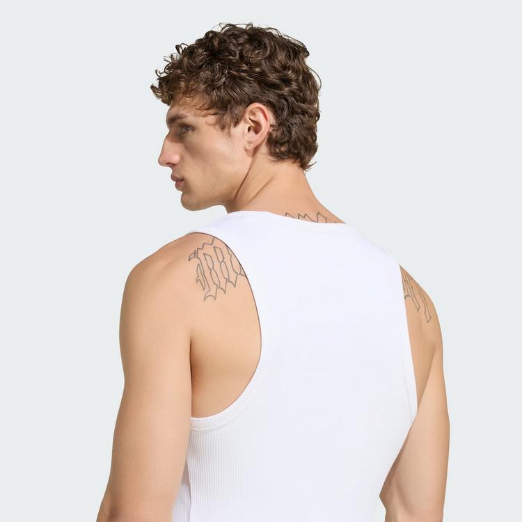 adidas adidas PrimeLift Essentials Workout Rib Tanktop Funktionstank Herren - White - 1 | SportScheck