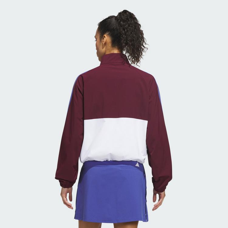 adidas adidas Beyond The Course Colorblock Twistweave Trainingsjacke Damen - Maroon - 1 | SportScheck