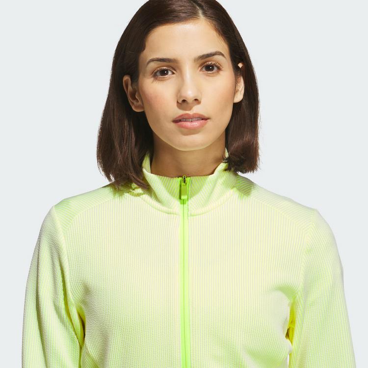 adidas adidas PERFORMANCE TEXTURE FULL ZIP JACKE Trainingsjacke Damen - Frozen Lemon - 0 | SportScheck