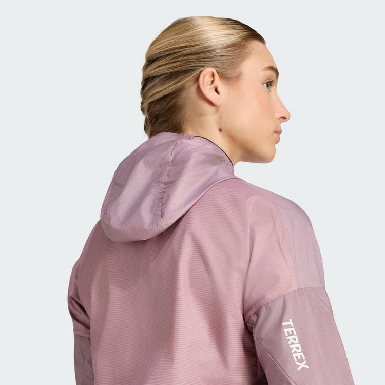 adidas adidas Terrex Xperior CLIMA365 Light Windweave Laufjacke Damen - Magic Mauve / Black - 0 | SportScheck