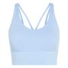 adidas 3-Streifen Studio All Me Light Support BH Damen - Glow Blue