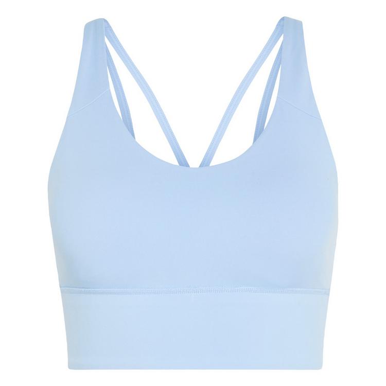 adidas adidas 3-Streifen Studio All Me Light Support BH Damen - Glow Blue - 0 | SportScheck