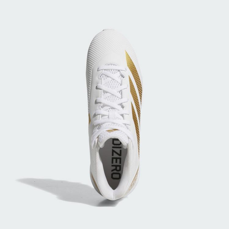 adidas adidas Adizero Impact.2 Molded Rubber Fu&szlig;ballschuhe Herren - Cloud White / Gold Metallic / Cloud White - 1 | SportScheck