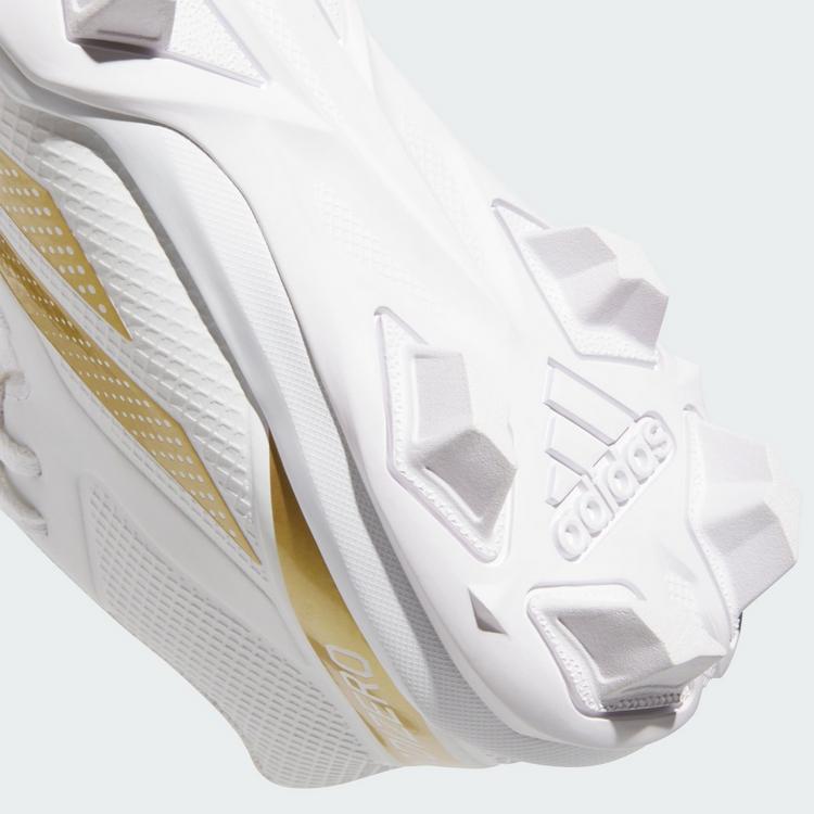 adidas adidas Adizero Impact.2 Molded Rubber Fu&szlig;ballschuhe Herren - Cloud White / Gold Metallic / Cloud White - 6 | SportScheck