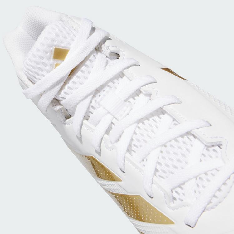 adidas adidas Adizero Impact.2 Molded Rubber Fu&szlig;ballschuhe Herren - Cloud White / Gold Metallic / Cloud White - 7 | SportScheck