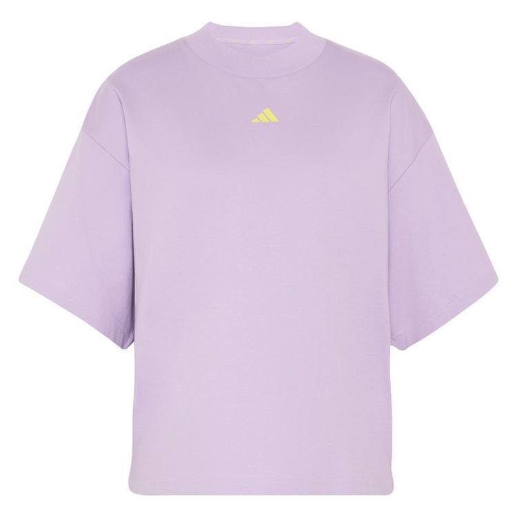 adidas adidas 3 STRIPES STUDIO BOYFRIEND T-SHIRT T-Shirt Damen - Powder Plum - 0 | SportScheck