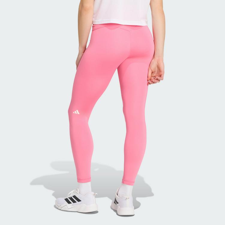 adidas adidas 3-Streifen Studio All Me 7/8 X-Over Tights Damen - Pink Fusion - 1 | SportScheck