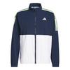 adidas BEYOND TWISTWEAVE FULL-ZIP WINDBREAKER Windbreaker Herren - White / Collegiate Navy