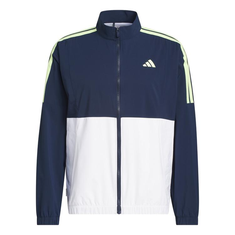 adidas adidas BEYOND TWISTWEAVE FULL-ZIP WINDBREAKER Windbreaker Herren - White / Collegiate Navy - 0 | SportScheck