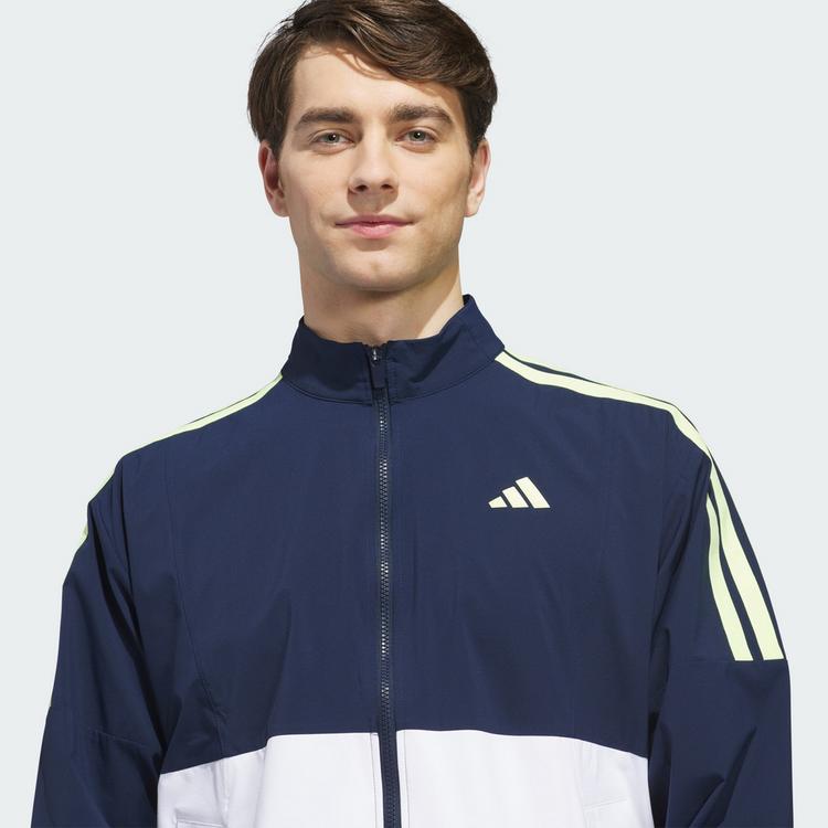 adidas adidas BEYOND TWISTWEAVE FULL-ZIP WINDBREAKER Windbreaker Herren - White / Collegiate Navy - 0 | SportScheck