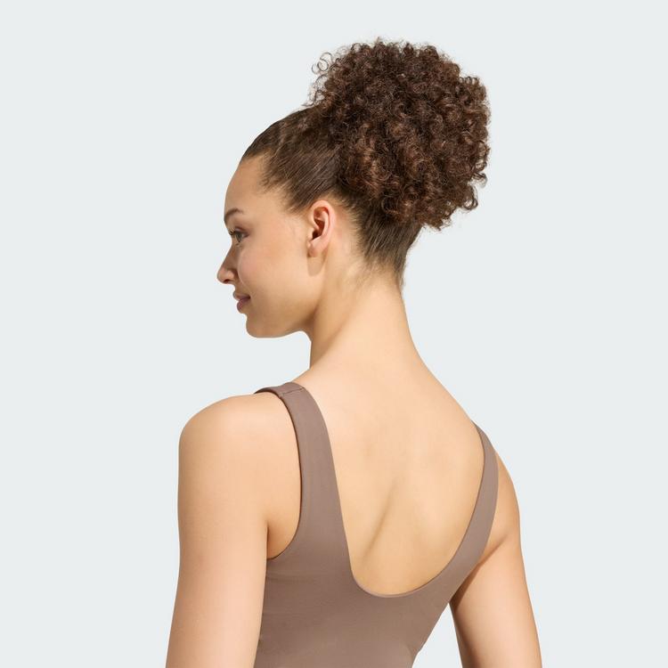 adidas adidas 3-Streifen Studio All Me Tanktop, Funktionstank Damen - Earth Strata - 1 | SportScheck