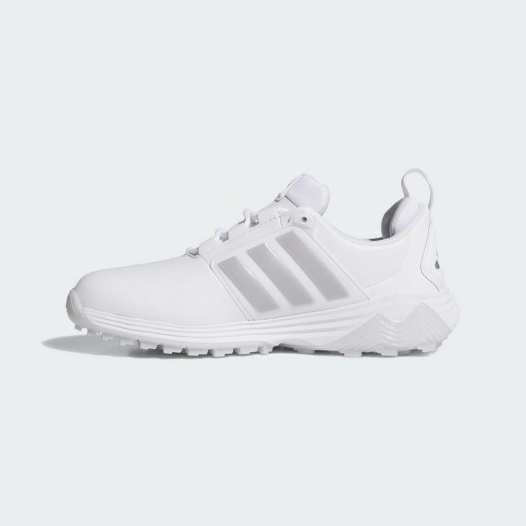 adidas adidas ADIPOWER 26 SPIKELESS GOLFSCHUH Multifunktionsschuhe Damen - Cloud White / Silver Metallic / Dash Grey - 5 | SportScheck