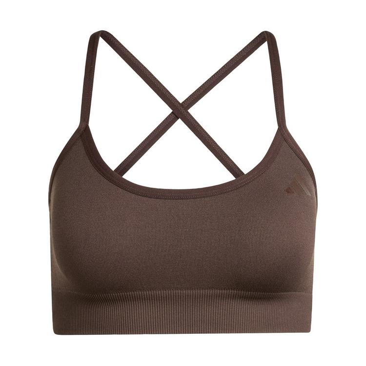 adidas adidas Workout Essentials leicht st&uuml;tzender BH Damen - Aurora Coffee - 0 | SportScheck