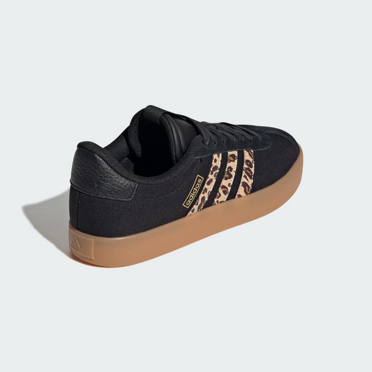 adidas adidas VL Court 3.0 Schuh Sneaker Damen - Core Black / Shadow Brown / Matte Gold - 4 | SportScheck