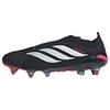 adidas PREDATOR ELITE Laceless SG Fu&szlig;ballschuh Fu&szlig;ballschuhe - Core Black / Cloud White / Lucid Red
