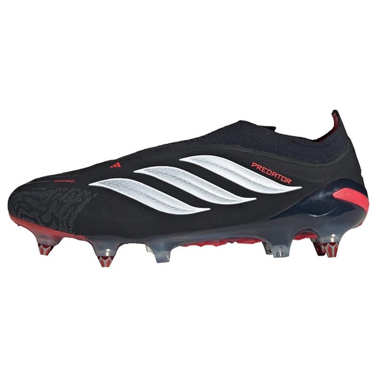 adidas adidas PREDATOR ELITE Laceless SG Fu&szlig;ballschuh Fu&szlig;ballschuhe - Core Black / Cloud White / Lucid Red - 0 | SportScheck