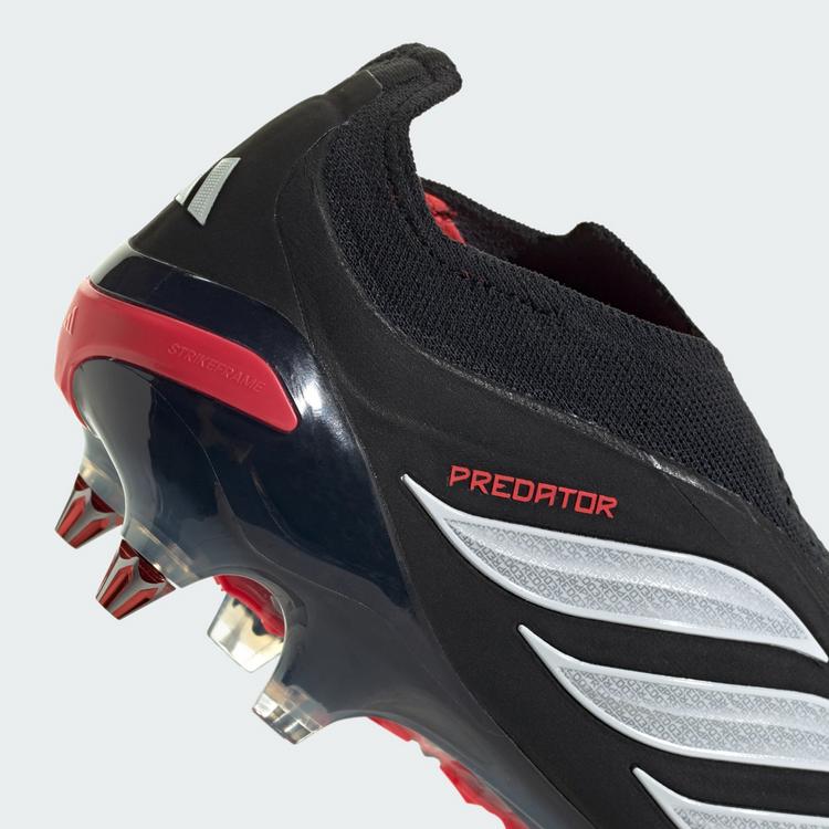 adidas adidas PREDATOR ELITE Laceless SG Fu&szlig;ballschuh Fu&szlig;ballschuhe - Core Black / Cloud White / Lucid Red - 6 | SportScheck