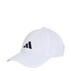 adidas New Logo Embroidered Baseball Kappe Cap - White / Black