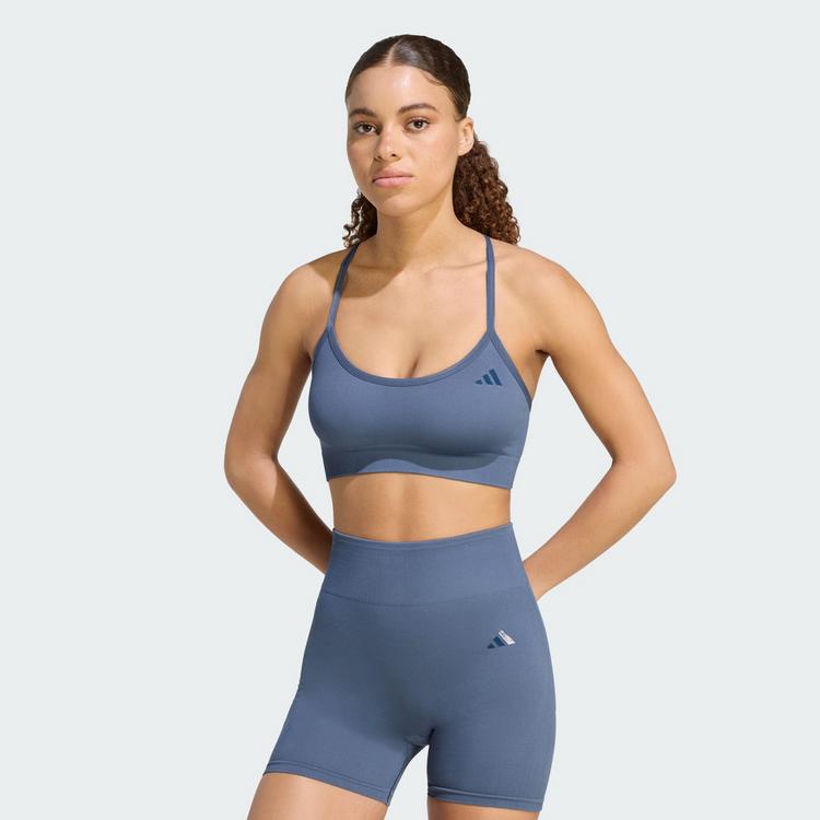 adidas adidas Workout Essentials leicht st&uuml;tzender BH Damen - Preloved Ink - 0 | SportScheck