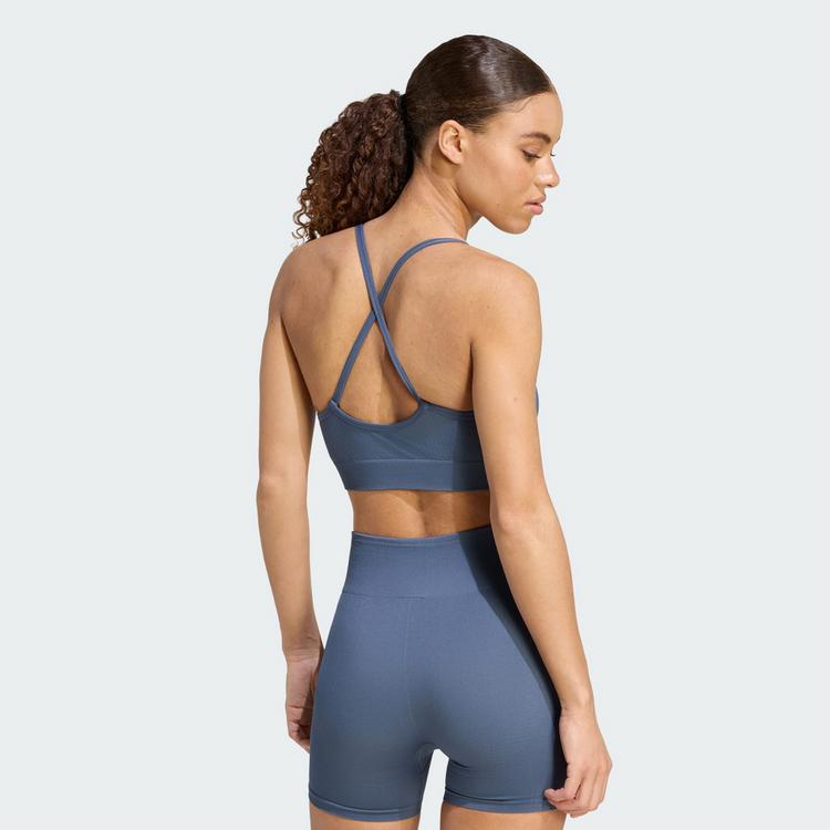 adidas adidas Workout Essentials leicht st&uuml;tzender BH Damen - Preloved Ink - 1 | SportScheck