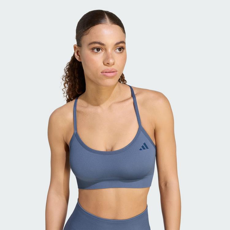 adidas adidas Workout Essentials leicht st&uuml;tzender BH Damen - Preloved Ink - 1 | SportScheck