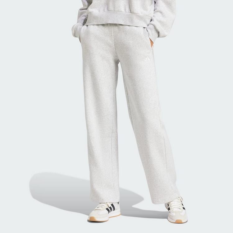 adidas adidas Essentials Small Logo Feel Cozy Funktionshose Damen - Light Grey Heather / White - 0 | SportScheck