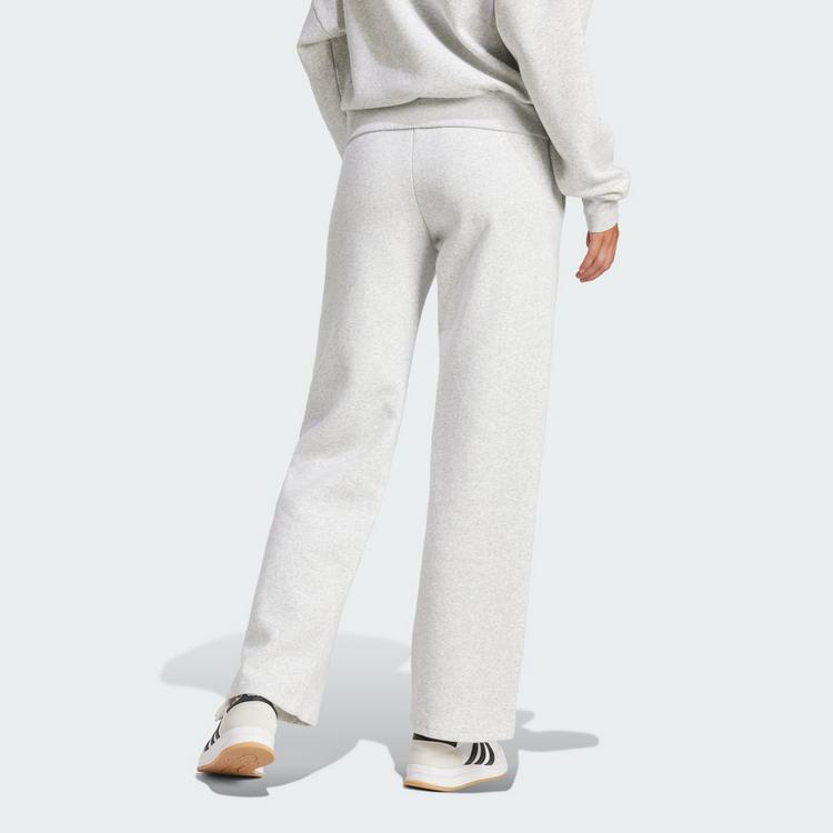 adidas adidas Essentials Small Logo Feel Cozy Funktionshose Damen - Light Grey Heather / White - 1 | SportScheck